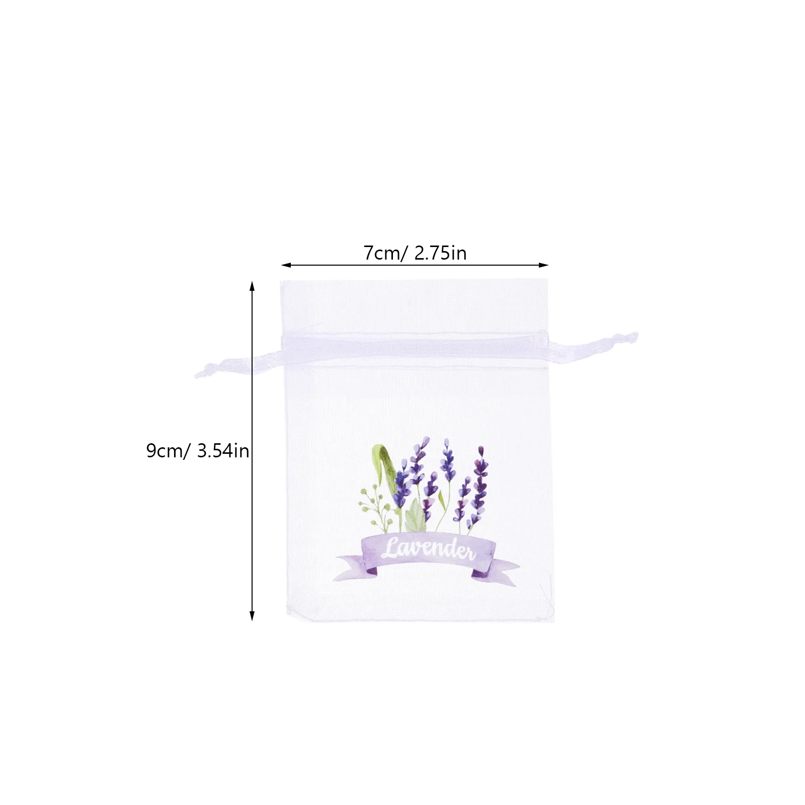 20 قطعة أكياس أكياس الخزامى الفارغة صغيرة شبكة الرباط الحقائب لخزانة السيارات مجوهرات تخزين الشاش العطرية المنظم #3