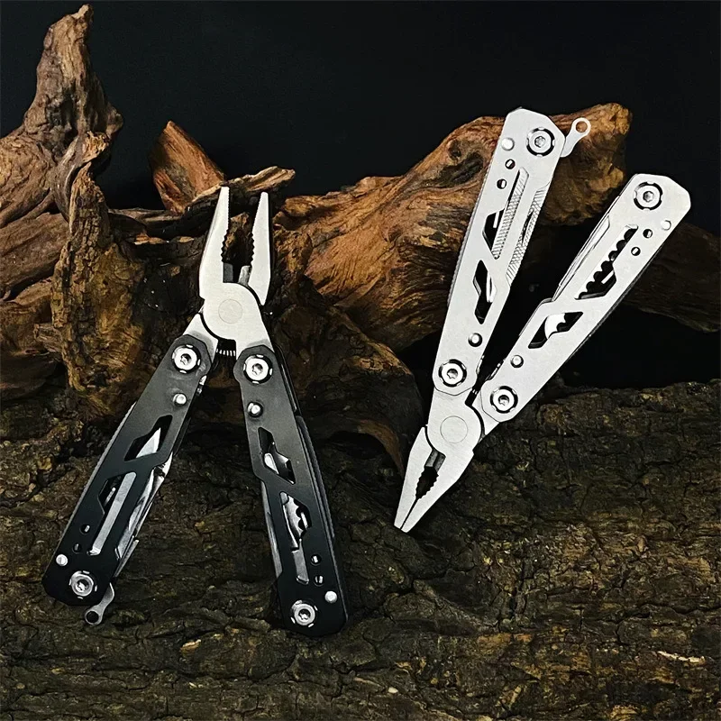 

New Multifunction Folding Pliers Pocket Knife Outdoor Camping Survival Hunting Foldable Multi Tool Scissors Saw Screwdriver Clip