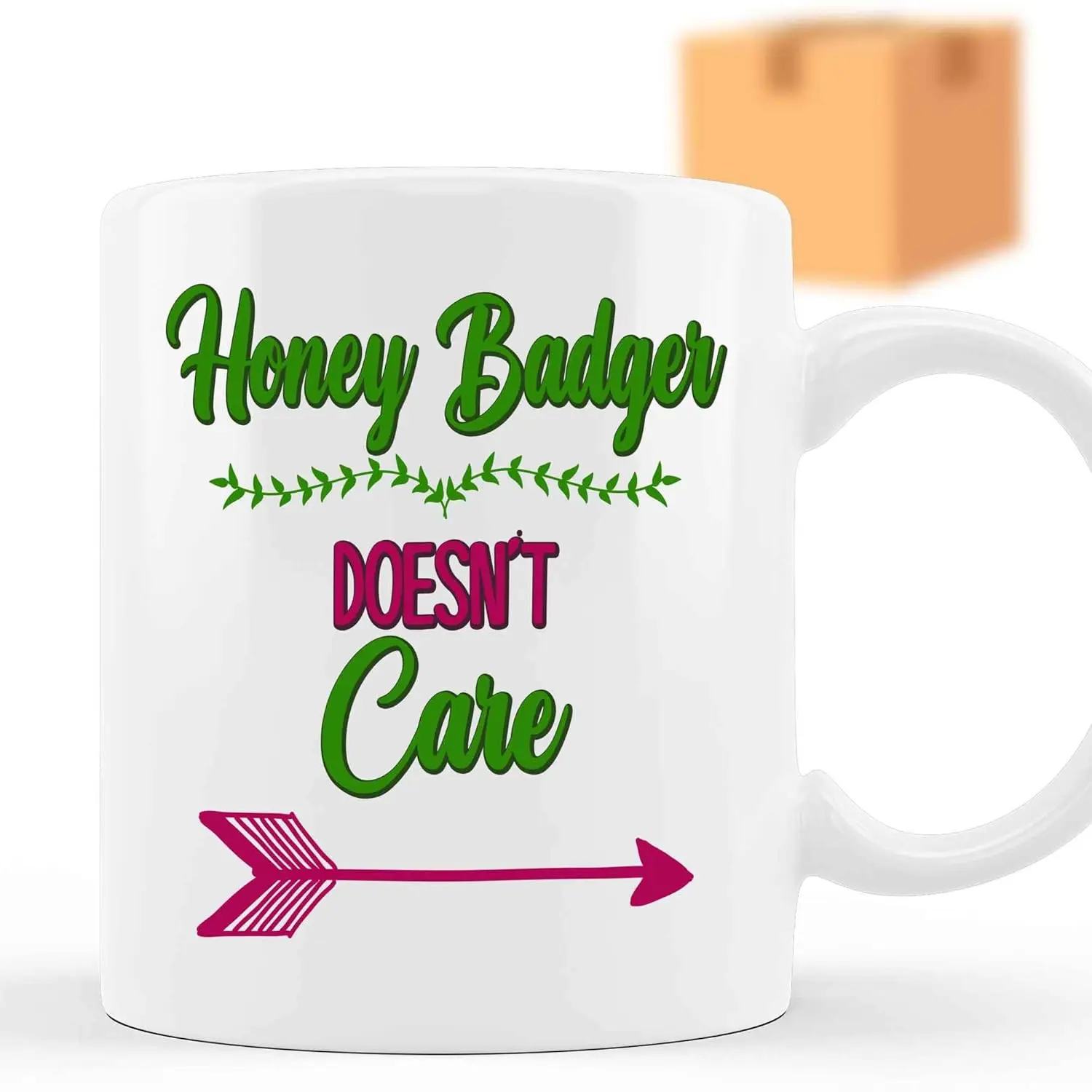 Funny Humorous Gift for Animal Lovers - Design - for Hiking and Camping Enthusiasts - Inspirational Quote - 11 Oz White Ceramic