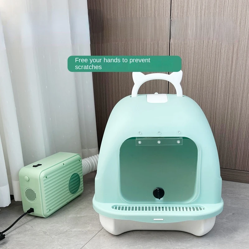 Pet Hair Dryer for Cats and Dogs, Quick Drying Box, Ultra Silent Dog Hair Dryer, Intelligent Temperature Control