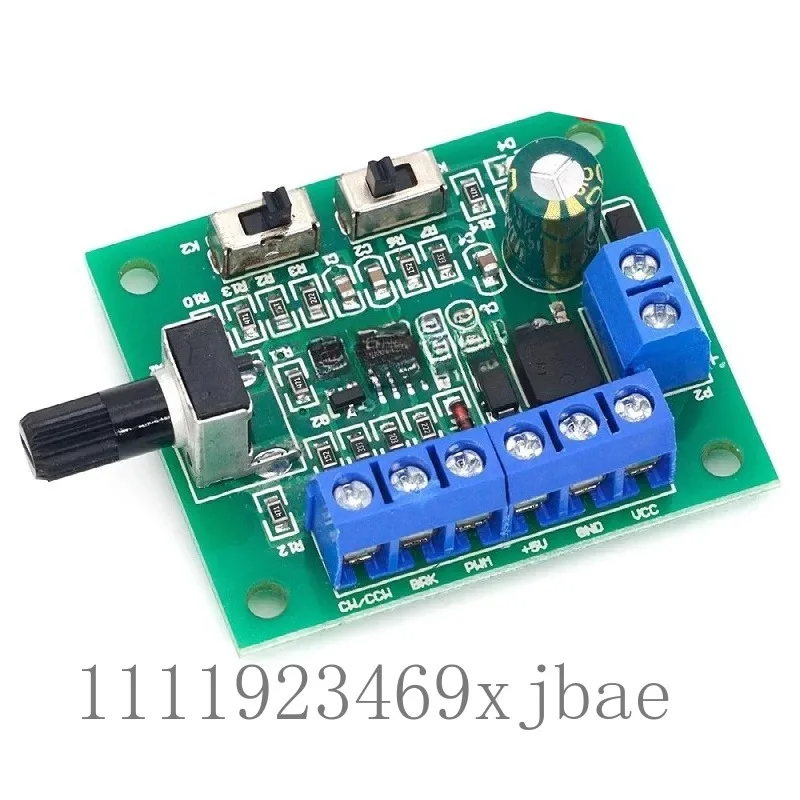 DC 8V-24V Brushless Motor PWM Speed Control Board, 10A DC Motor Governor, Forward Reverse Switch with Drive Circuit