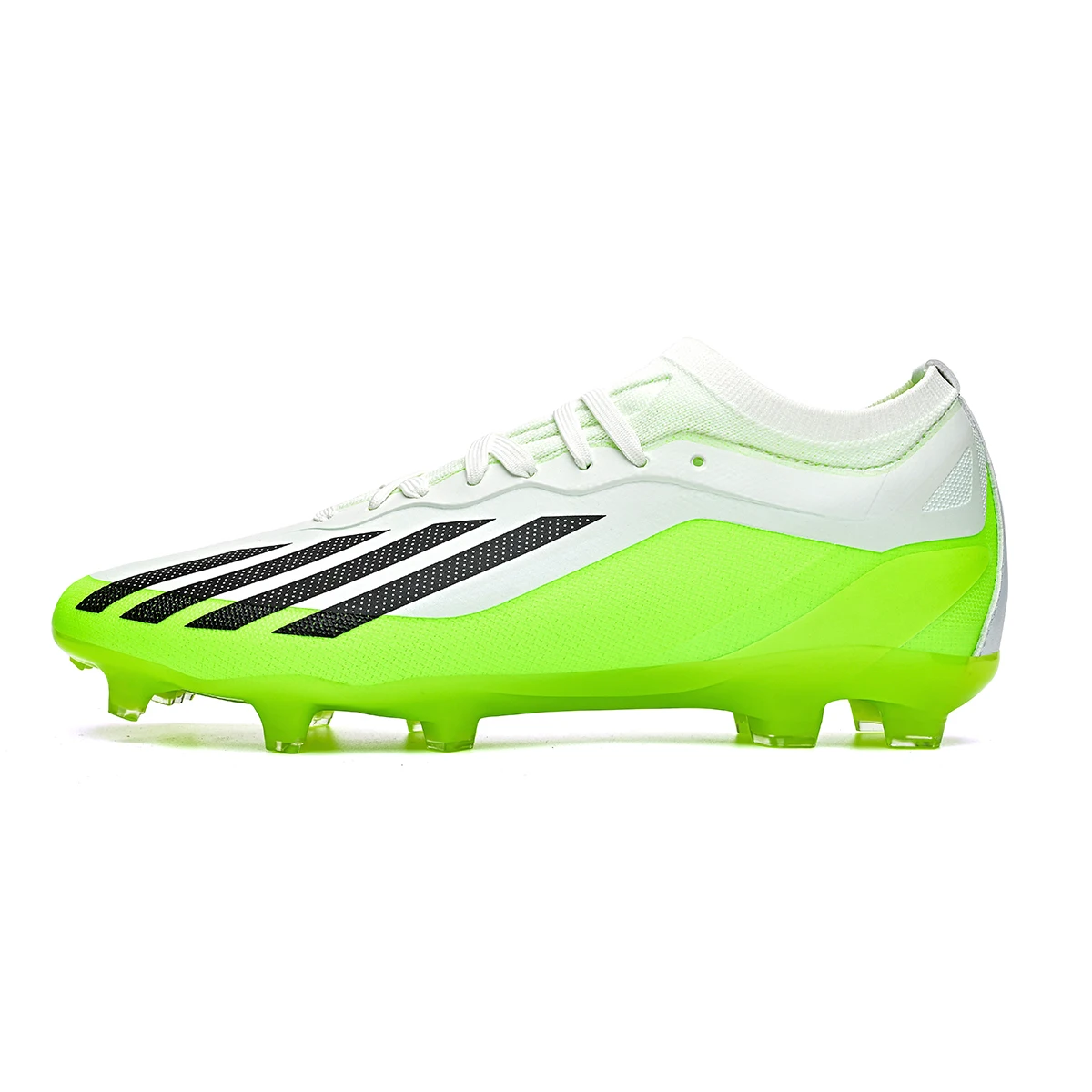 

Men's breathable soccer shoes with FG/AG studs provide super strong grip and effectively protect the ankle