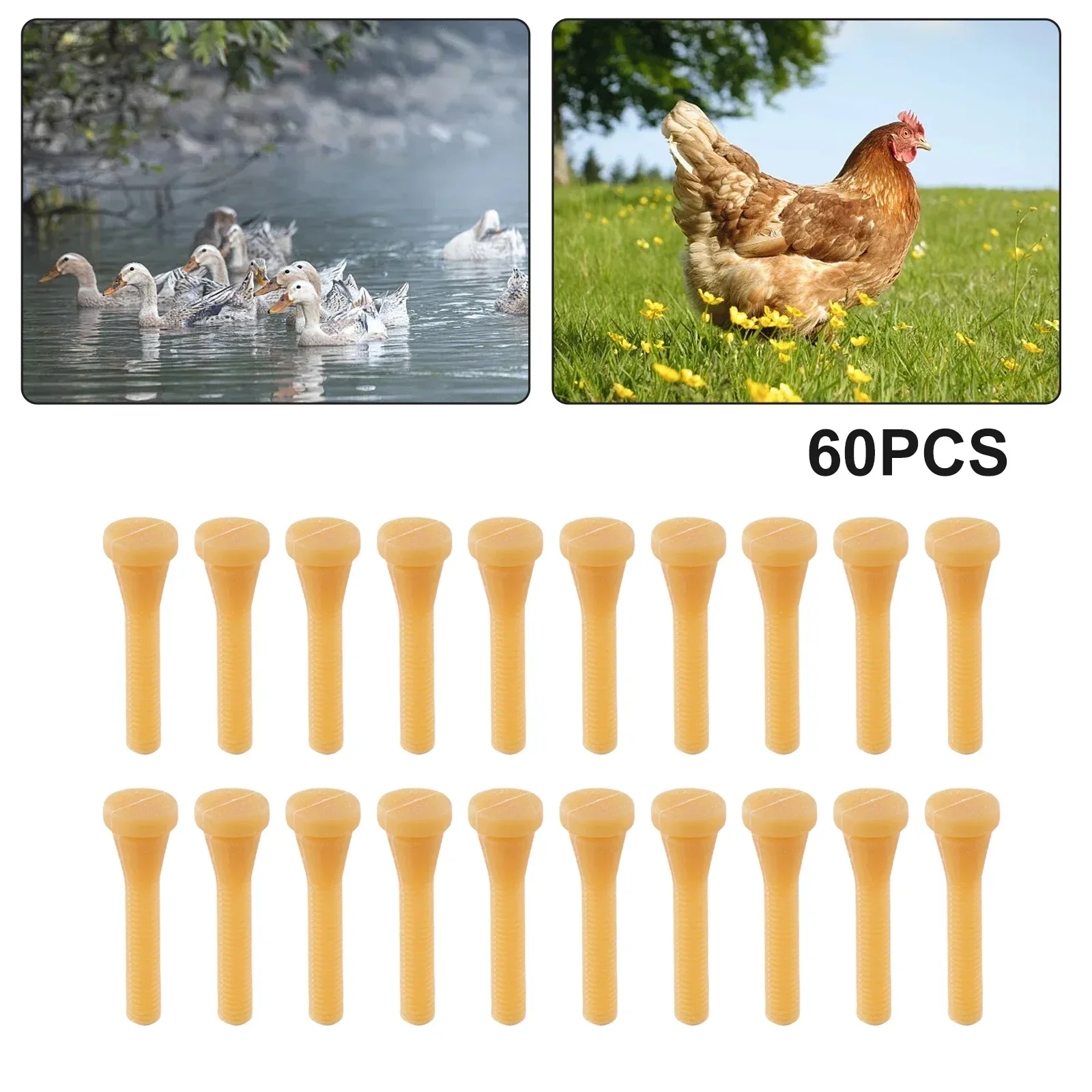 Goose Chicken Tool Accessories Machine Ducks Rubber 60Pcs Poultry Feather Plucking Remover Finger High Quality