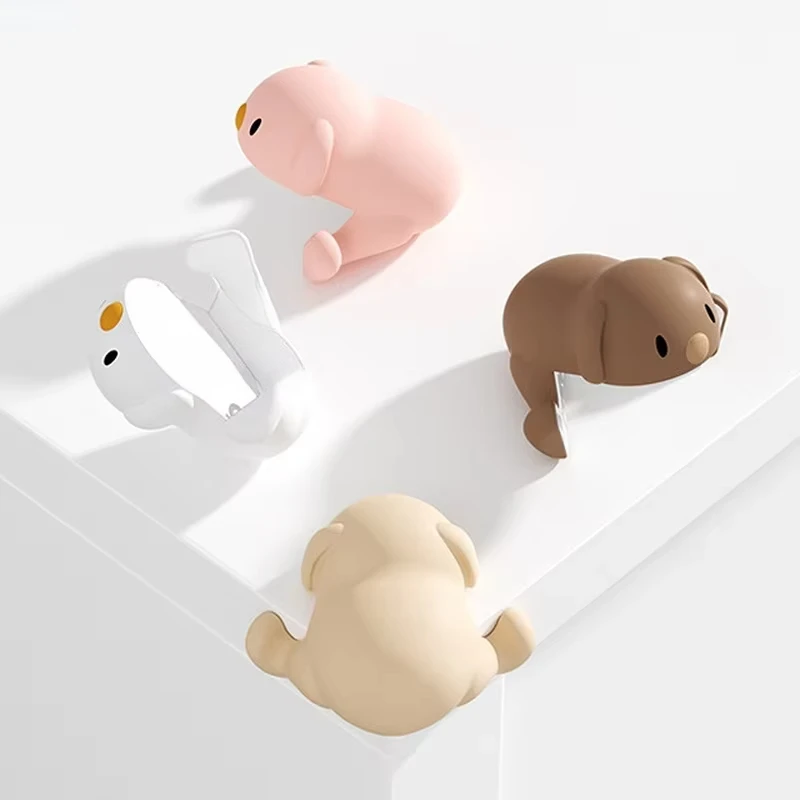 1 szt. Osłony krawędzi bezpieczeństwa Pies kreskówkowy Śpiący Niedźwiedź Styl Ochraniacz stołu Miękka gumowa podkładka ochronna Osłona tarczy