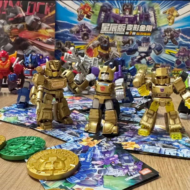 Blokees transformadores bloco defender versão onda 3 grimlock soundwave shockwave combinado devastator robô crianças montagem brinquedos