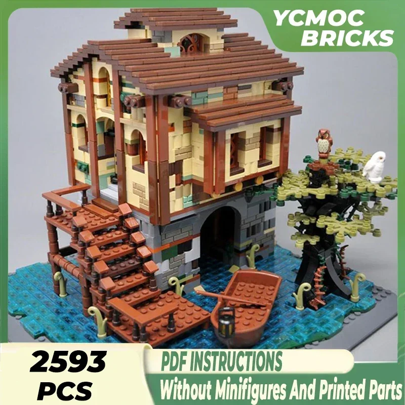 

Строительные блоки Moc, модульный болотный знак с видом на улицу, технические кирпичи, сделай сам, сборка, строительные игрушки для детей, праздничные подарки