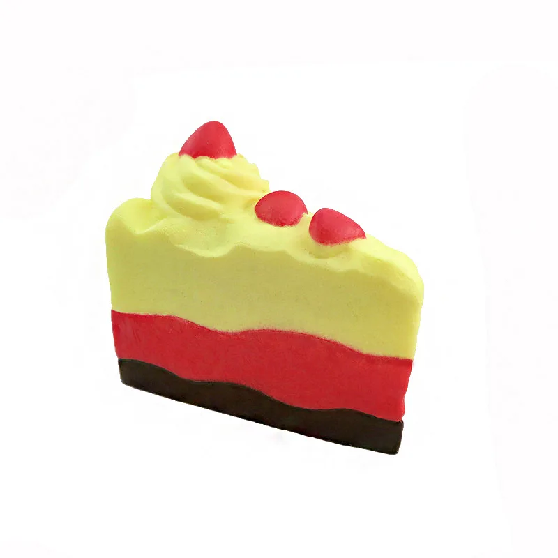 Original lindo Kawaii juguetes para apretar suave alivio del estrés pastel postre comida figura de Anime para regalo de niños
