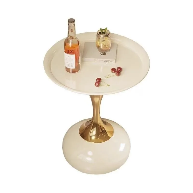 Mesa de Centro Nórdica de Mármol para Sala de Estar, Mesa Auxiliar de Sofá, Mesa de Centro Redonda Moderna de Lujo, Mesa Redonda Pequeña, Mesa de Café, Escritorios