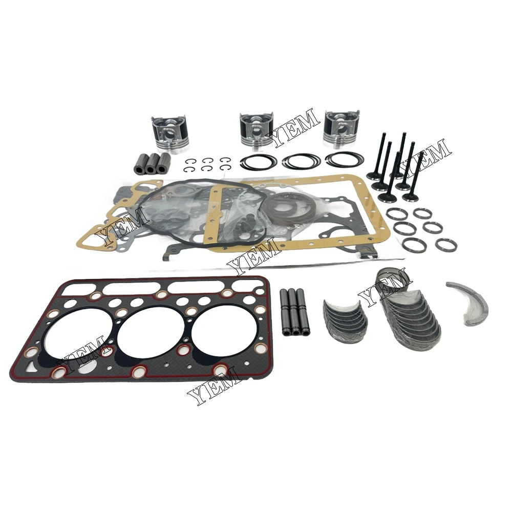 New D1503 Overhaul Rebuild Kit For Kubota Engine KX91-3 R420 L2900 L3000 Tractor