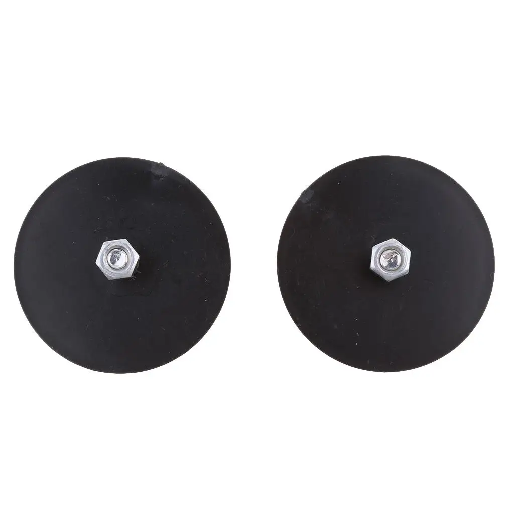 4x 1 Pair Plastic Round Reflectors Universal for Motorcycles ATV Dirt Bike - Red/Orange/Green/Blue