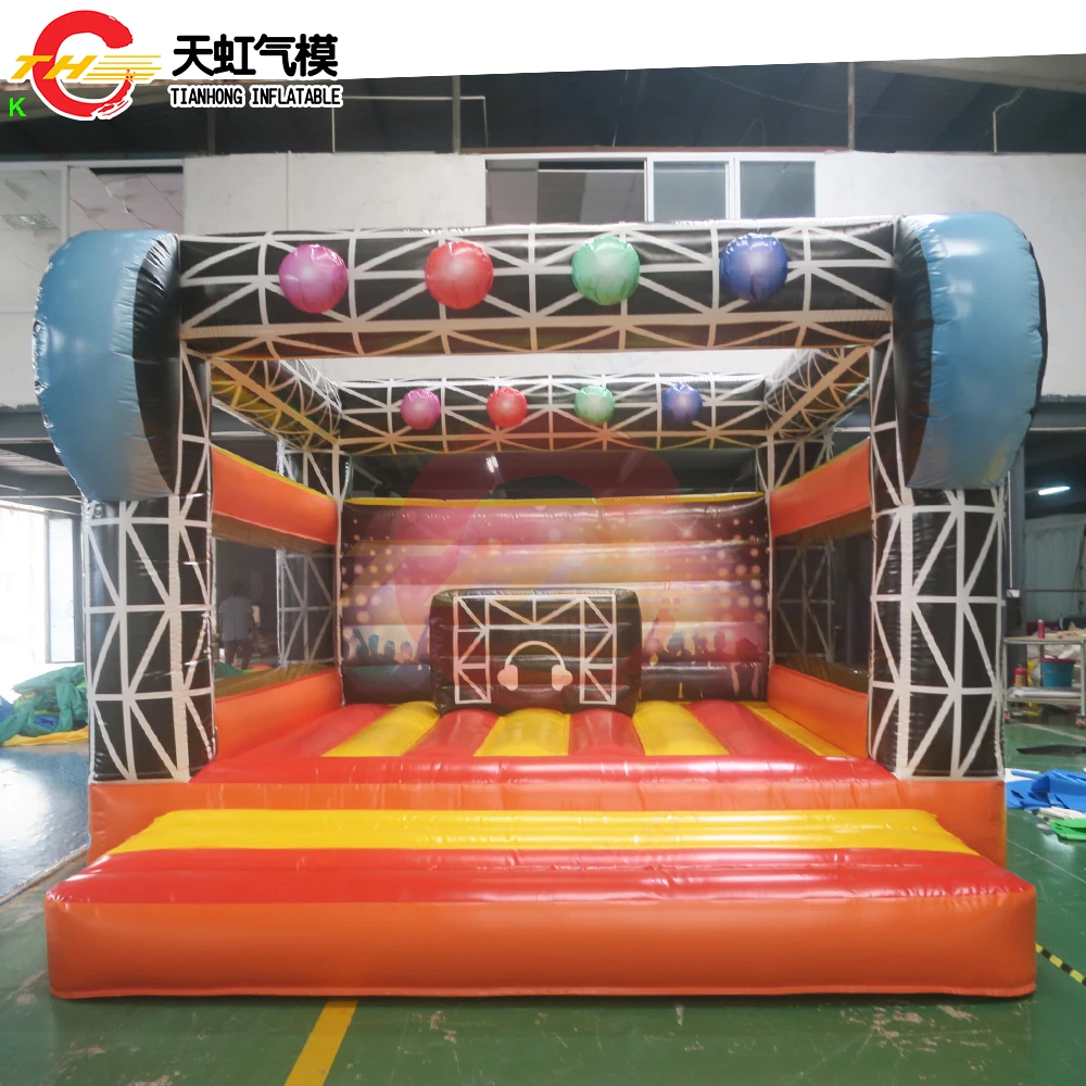 4x3m Carnival Dance Dome Inflatable Disco Bouncer Jumping House for Party Dancing with Blower