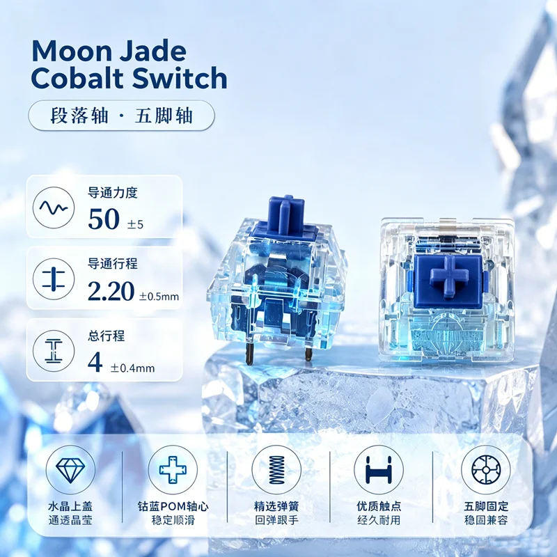 GANSS Moongreen Blue Switch 50 – Korean Desk Setup Bewertung und Preis