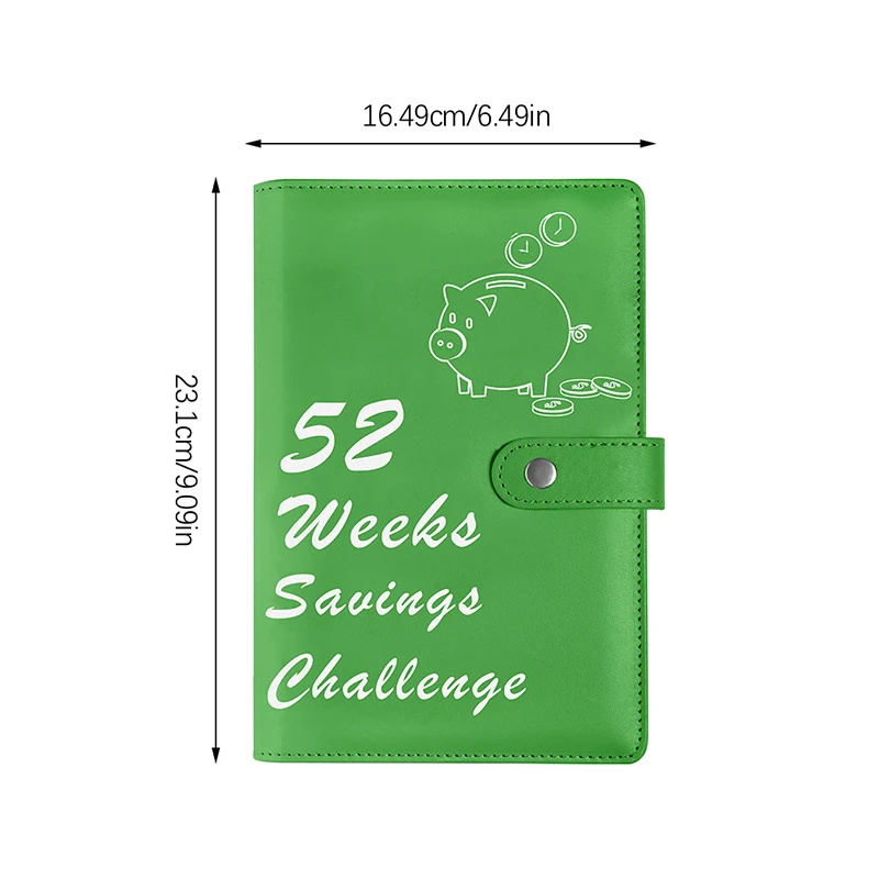 52-Week 52 Week Savings Challenge Saving Money Challenge Savings Loose-leaf Book Notebook Cash Budget Organizer Save Money Game