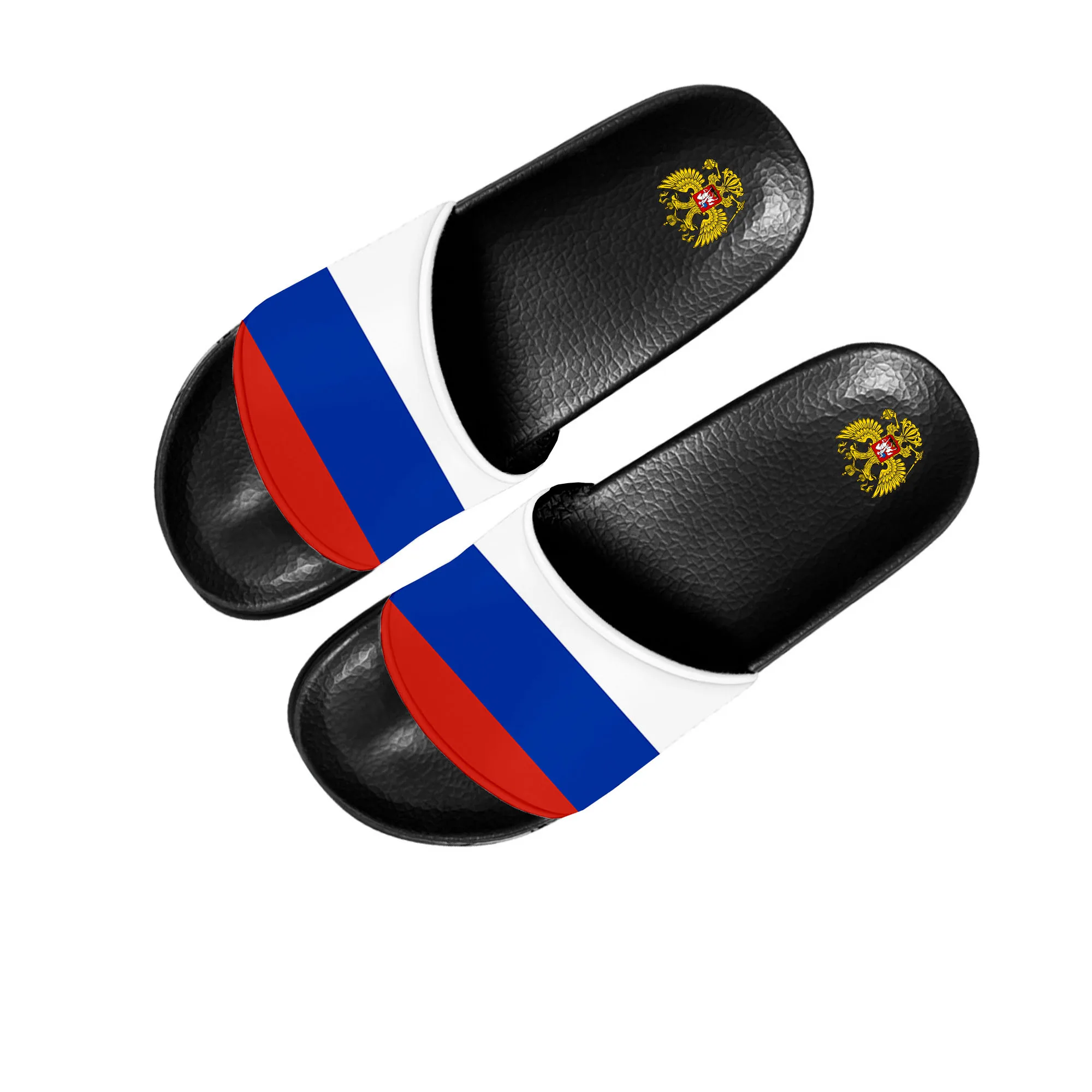 

Russian Flag Slippers Home Water Shoes Men Women Teenagers Children Russia Beach Pool Sandals Custom Made Summer Slipper