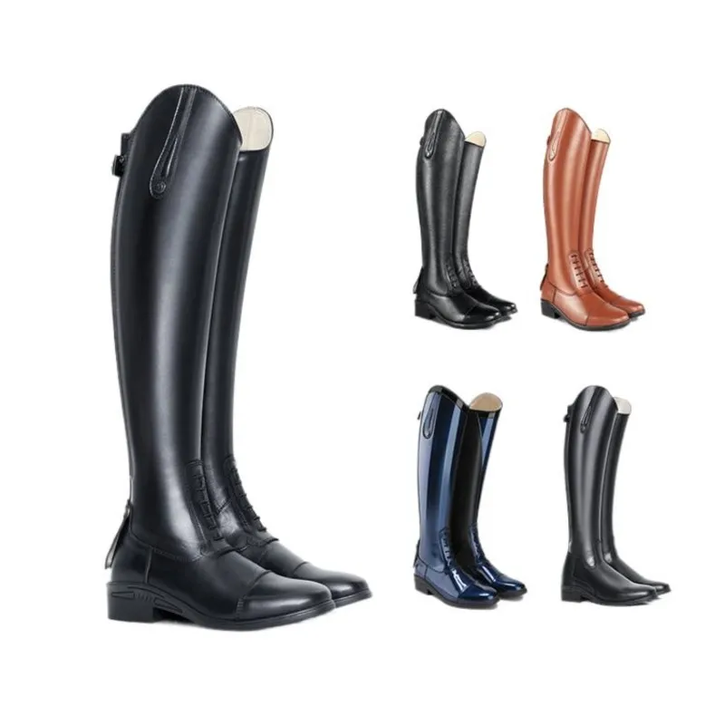 Riding Boots Custom-made Equestrian Boots Anti-slip Obstacle Boots Hipismo Equitação Botas  라이더부츠  Equestrian Boots