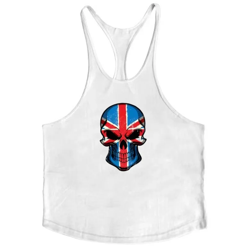 Tanque masculino para academia fitness racerback – colete muscular stringer, elegante e respirável para musculação, treinamento e estética esportiva