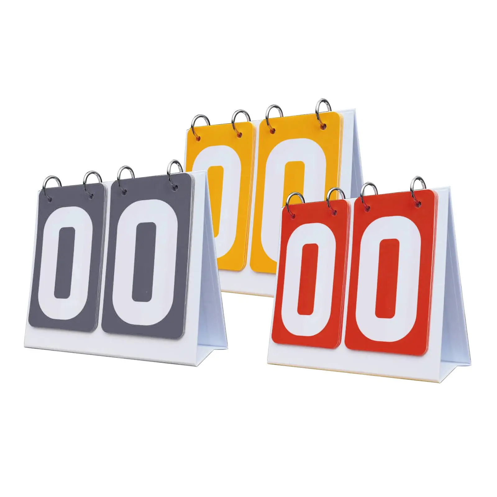 Multi Sports Scoreboard Tabletop Score Flipper 2 Digit Flip Number Score Board for Basketball Tennis Ball Soccer Badminton