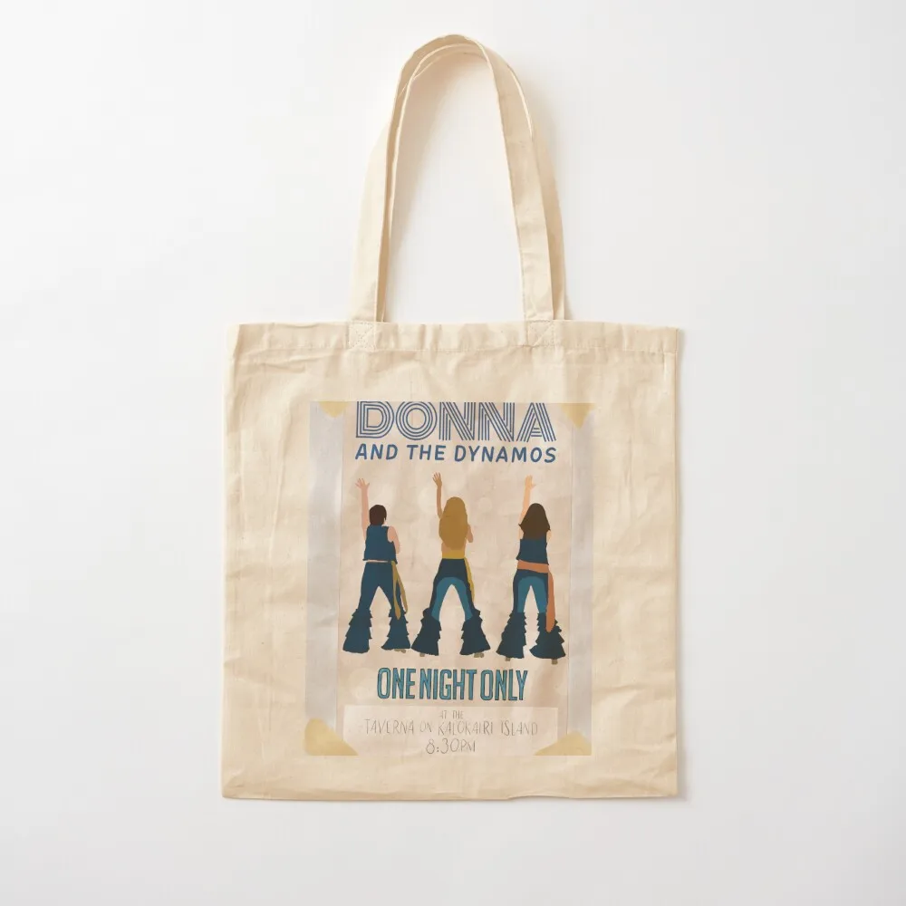 Donna & The Dynamos Tote Bag reusable shopping bags Women's bag canvas shopping bag Big women