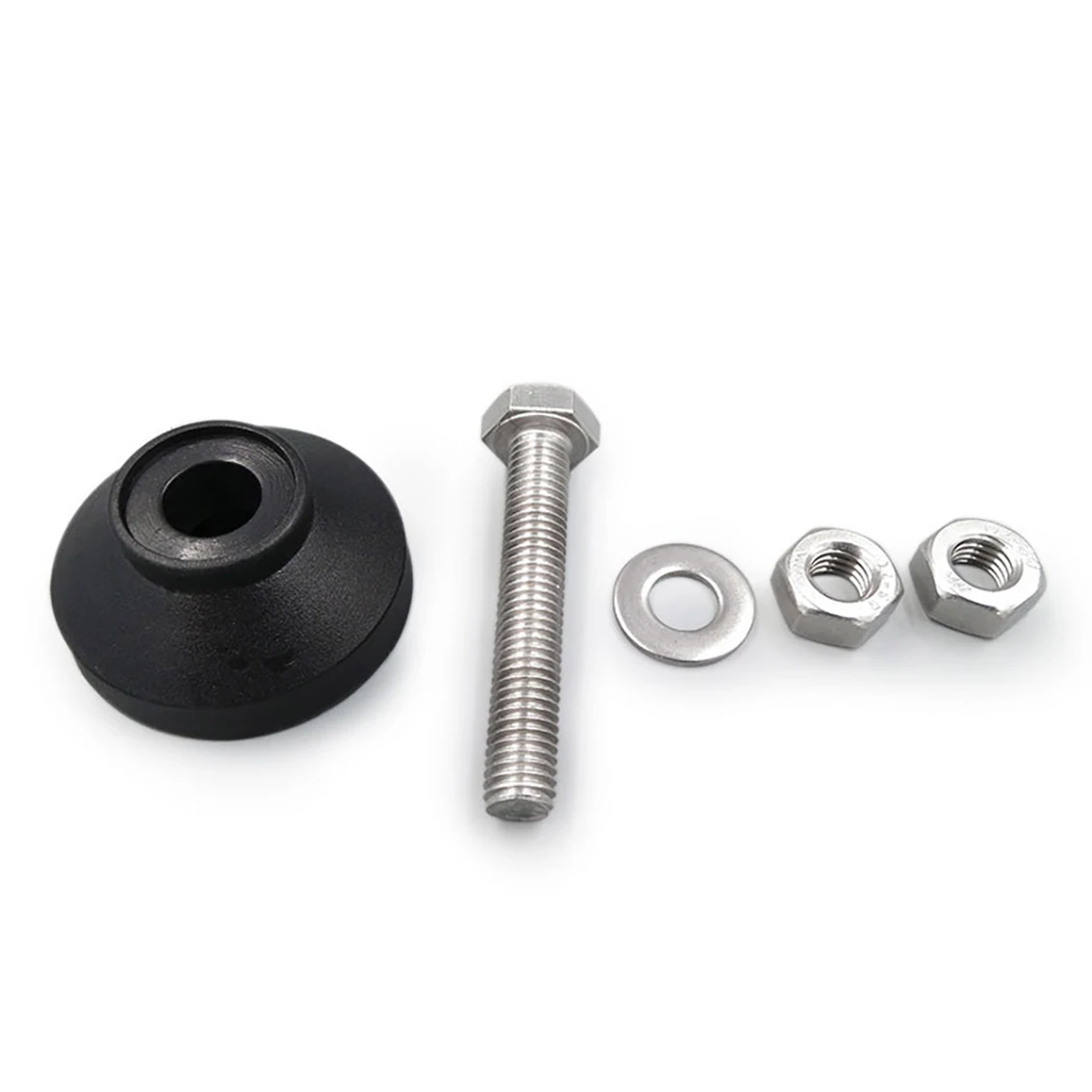 M6 M8 M10 M12 304 Stainless Steel Nylon Fixed Foot Cup/Adjustable Screw Foundation/Furniture Hardware Support Foot/Base 40mm