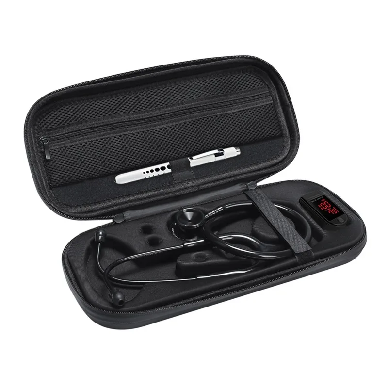 Hard Shell Travel Portable Storage Bag Storage Case for Littmann Stethoscope + Accessory Set