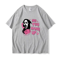 Horror Movie T Shirt Aesthetic Holloween Shirts Women Printed Cartoon Graphic Tee Clothing Female Summer Tops T-shirt Plus Size