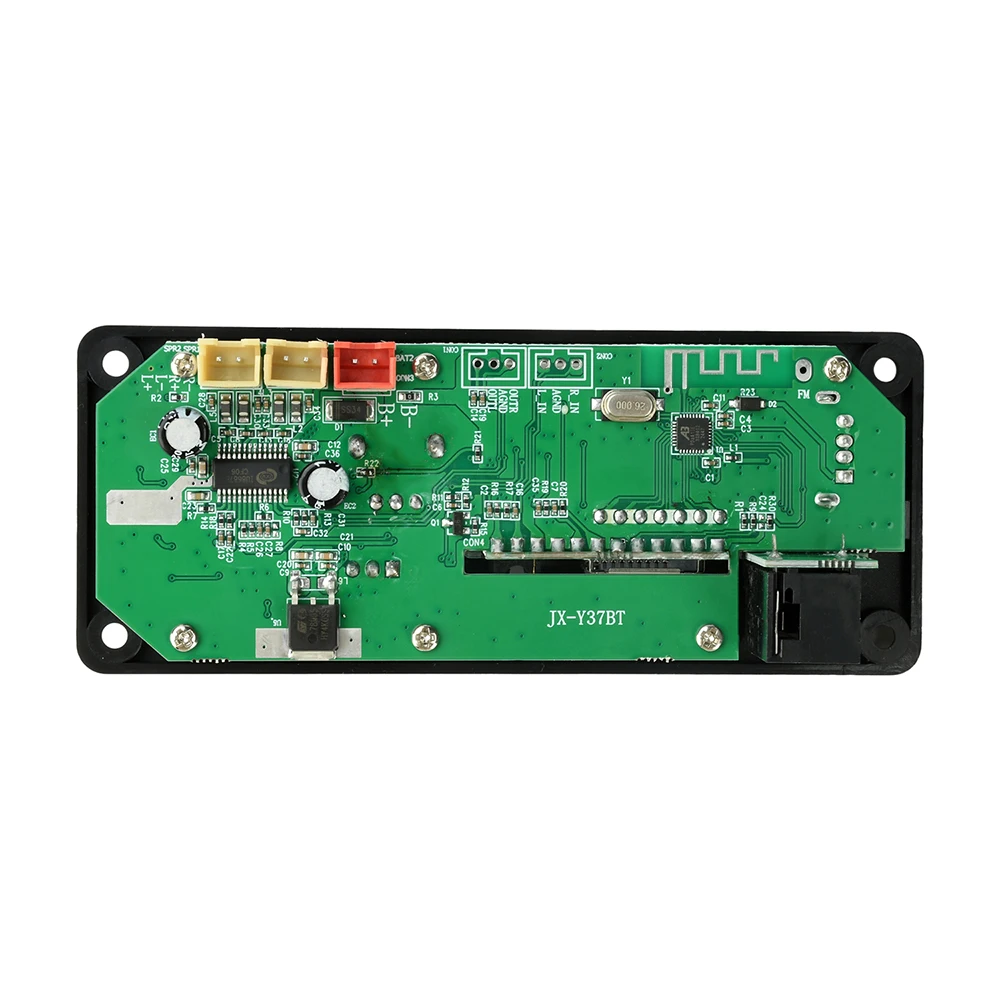 Bluetooth MP3 Audio Decoder Board with FM Modulator Power On Off Switch Car Audio Amplifier USB TF Recording 2x50W Amplifier