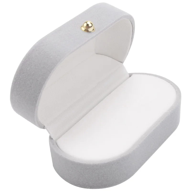 

Бархатная шелковая коробка для колец, коробка для обручальных колец, коробка для одного кольца, свадебное предложение, шкатулка для ювелирных изделий в прощании