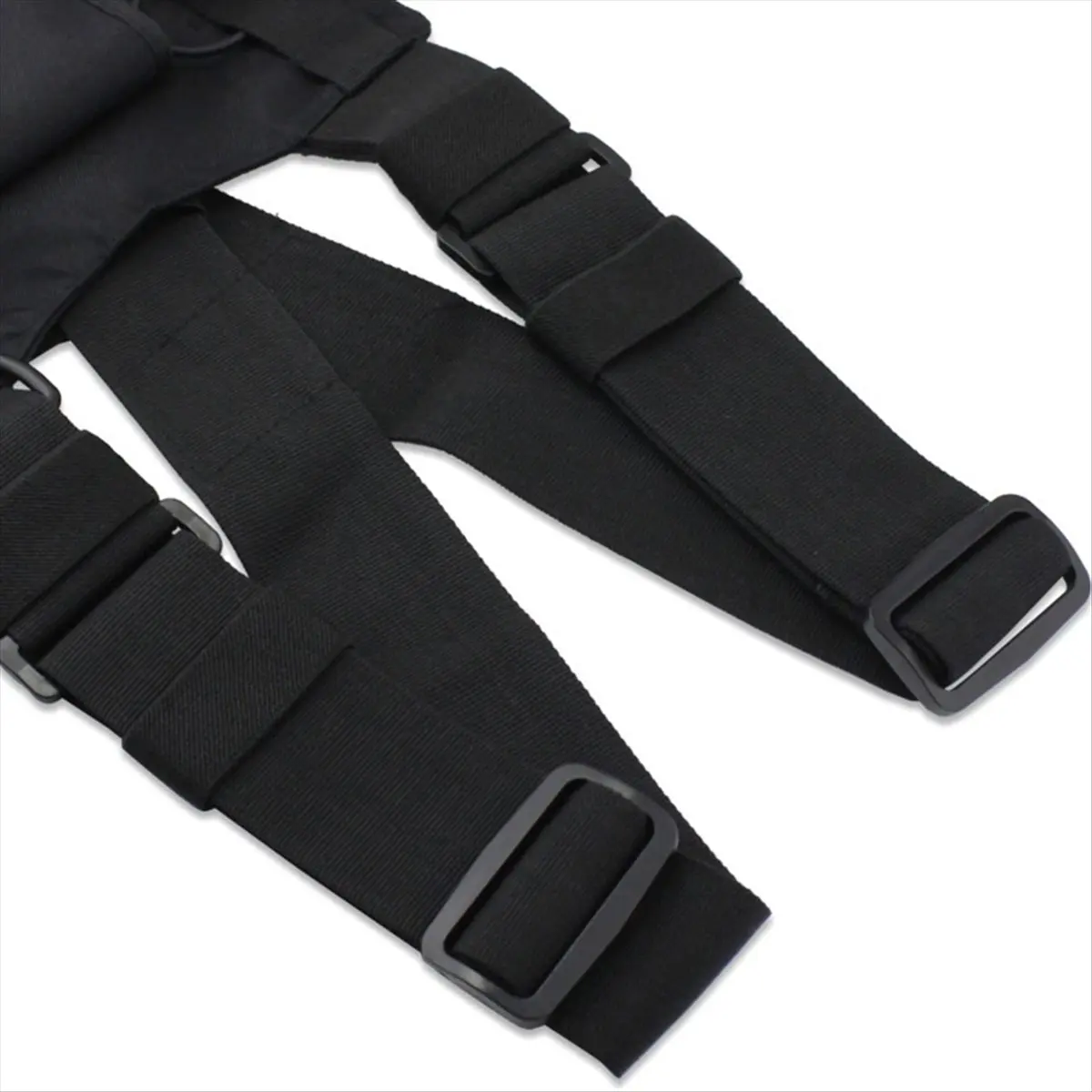 SWXF أجهزة الاتصال اللاسلكية الجبهة حزمة الحقيبة راديو الكتف راديو عاكس مربط صدر حقيبة ل UV5R 888s الأسود