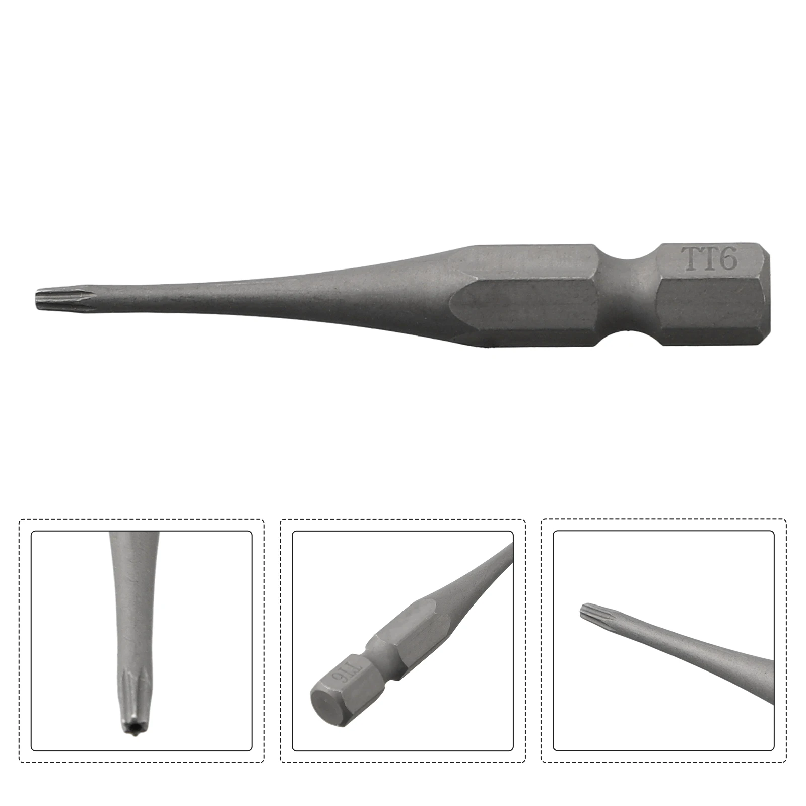 Druable High Quality Material Practical Brand New Screwdriver Bit Hand Tool 1/4 Inch Anti-rust Hex Shank T6-T40