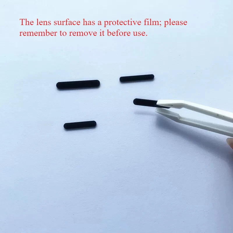 2PCS 16.9-23.5mm Lenses 700–1600 nm Transmission Filter Visible Light Cut-off PMMA Acrylic Material Lens