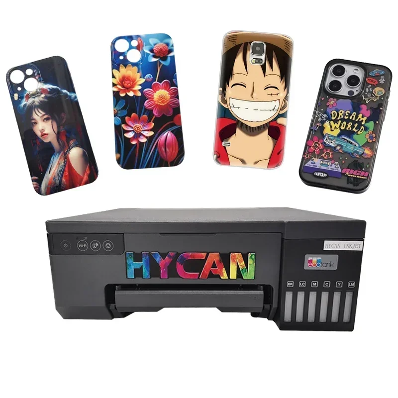 

Good quality A5 phone case printing machine with heating transfer machines CMYKLCLM ink