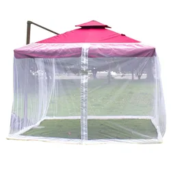 Outdoor Large Camping Mosquito Net Portable Mosquito Insect Fly Proof Zippered Tent Indoor Bedroom Travel Roman Umbrella Mesh