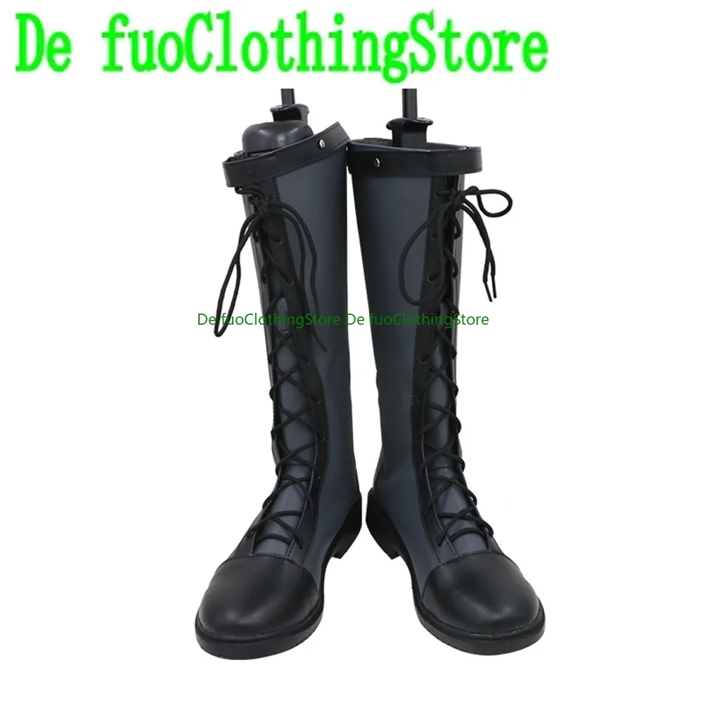 God Eater kannagi yuu Protagonista maschile Scarpe Cosplay Stivali Gioco Anime Halloween Natale DefuoClothing Negozio di scarpe