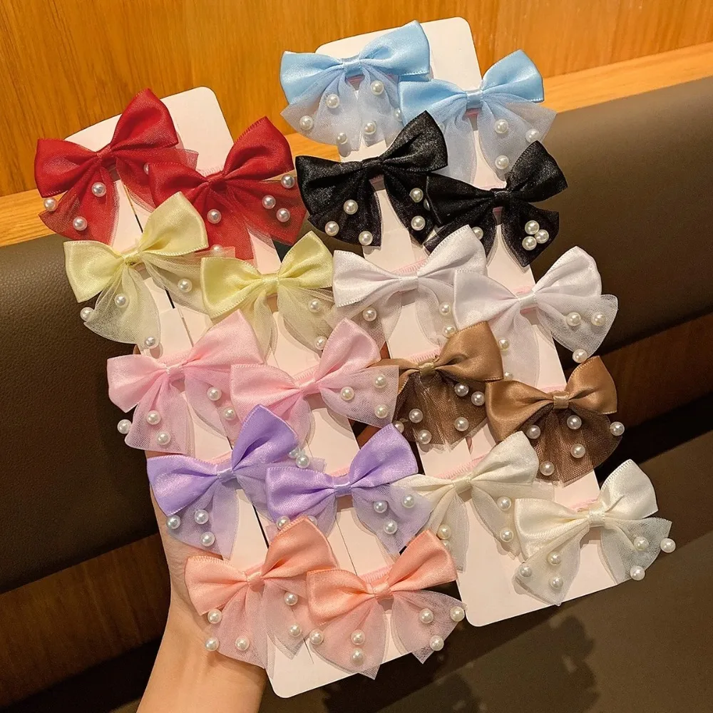 

20 шт./упак. детская заколка для волос случайного цвета, похоже на конфеты, простой дизайн для хвоста для девочек и детских аксессуаров для волос