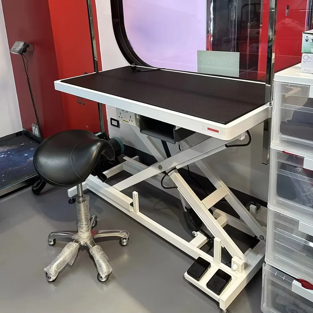 

Wholesale Electric Lift Dog Grooming Table Luxury Custom Cut Table Plastic Rubber Dog Owner Favorite Perfect