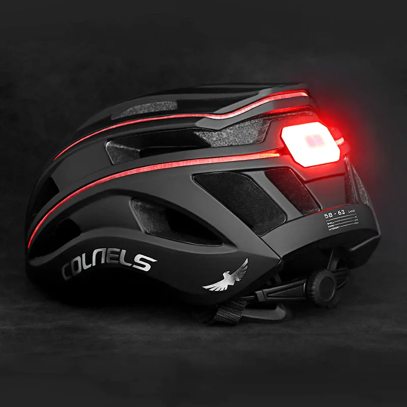 

M/L Bicycle Helmet MTB Men Racing Road Bike Helmet with LED Light USB cycling helmet Outdoor Sports Casco Bicicleta Safety Cap