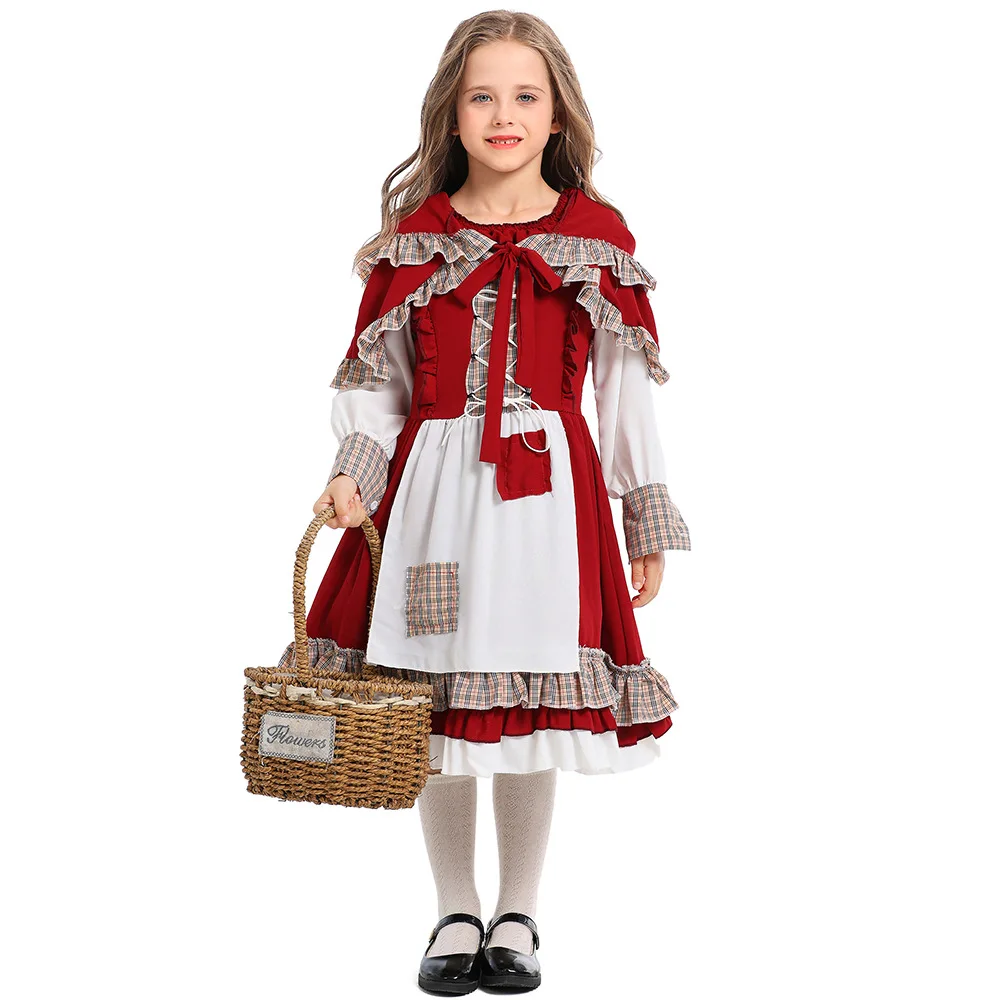 أزياء الهالوين التأثيرية الجديدة لعام 2025 ، أزياء الوالدين والطفل ، تصميم المزرعة ، ملابس المسرح النسائية التقليدية الصينية العرقية