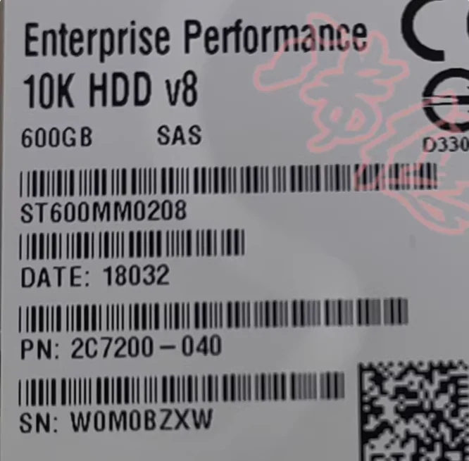 

For Seagate ST600MM0208 600G 10K SAS 12G 2.5-inch server hard drive 600gb