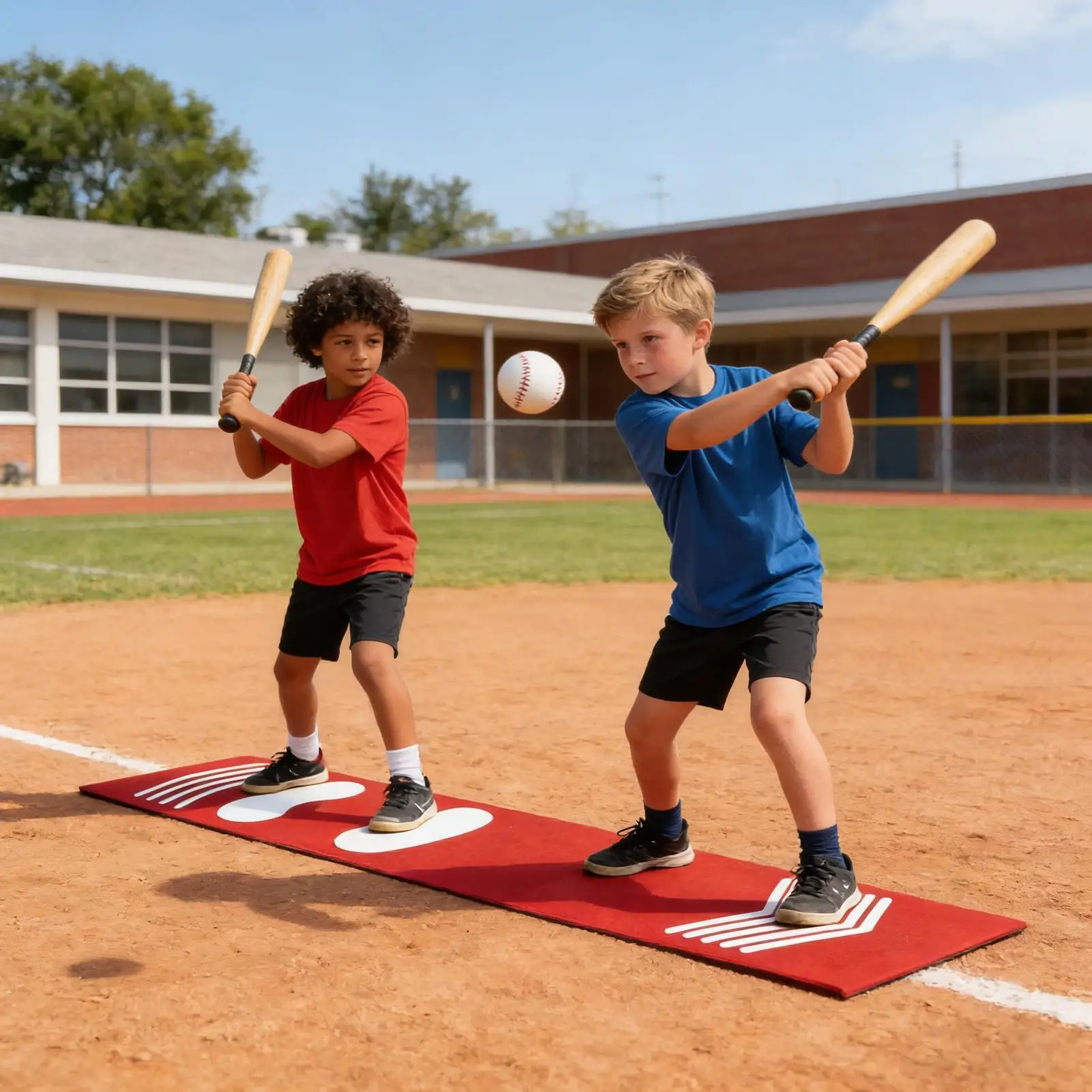 

Коврик для отработки ударов в бейсболе и софтболе, корректирующий осанку, износостойкий, для подростков, начинающих, тренеров, любителей лиг