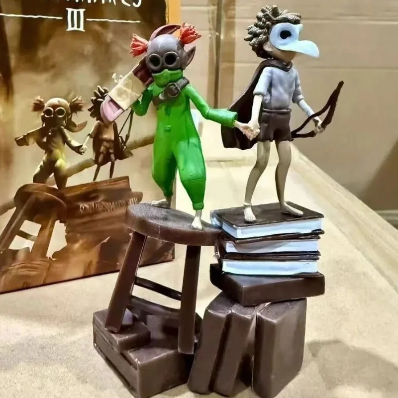 Bandai Anime Little Nightmares 3 Figur Butcher Mono Actionfigur Sammlermodell Spielzeugfigur für Kinder Geburtstag Halloween Party Geschenke 9