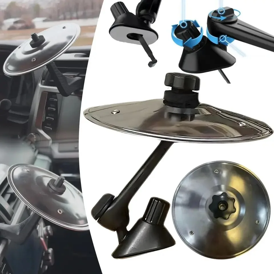 Car Air Vent Dashboard Crash Cymbal Portable Percussion Instrument For In Car Entertainment Vent Mount Percussion Accessory