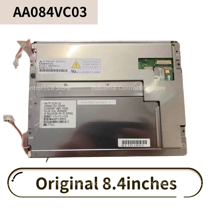 CNC 기계 산업용 LCD 화면, AA084VC03, 오리지널 8.4 인치