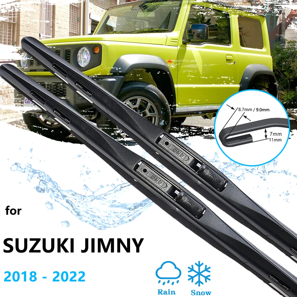 For Suzuki Jimny JB64W JB74W 2018 2019 2020 2021 2022 Hatchback Car Frameless Windscreen Front Window Wipers Blades Replacement