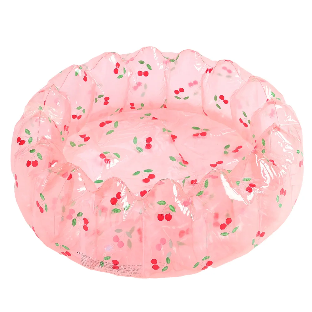 سميكة الكرتون الرجعية مخطط حمام سباحة قابل للنفخ حمام سباحة للأطفال المياه العائمة وسادة هوائية كرة المحيط بركة للأطفال #4