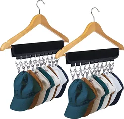 Opvouwbare Hoed Hanger Stof Cap Handdoekhouders Roestvrij Staal Clips Multifunctionele Kleerhanger Garderobe Kleding Organisatie