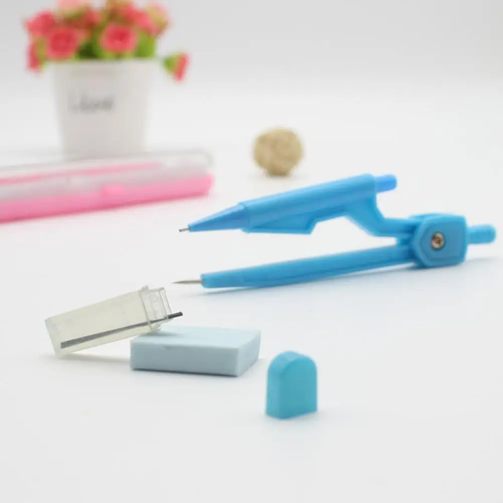 3 Pcs Pencil Compass Set Precision for School Abs Tool Students Drafting Tools Storage Case ABS