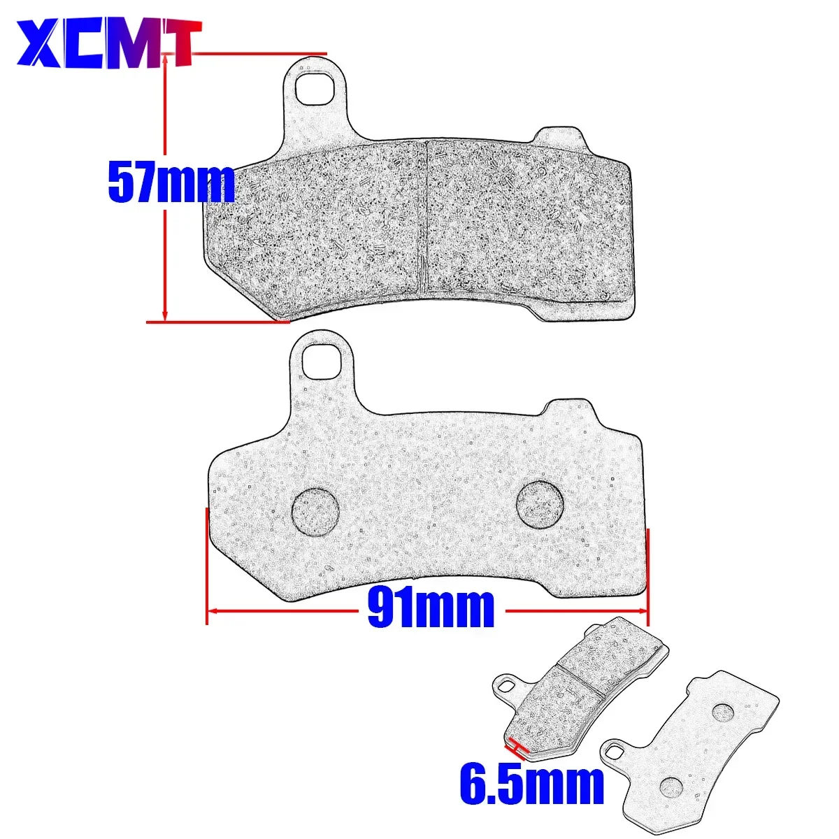 Motorcycle Front Rear Brake Pads Disks For Harley Davidson Road King Street Road Glide Electra Glide FLHR FLHX FLTR 2008-2018