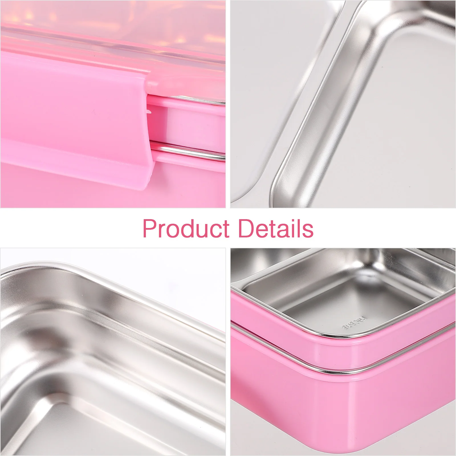 

1 set 1 Set Insulated Lunch Bento Container Food Storage Box Office Use Compartments Odor Resistant Heat Resistant