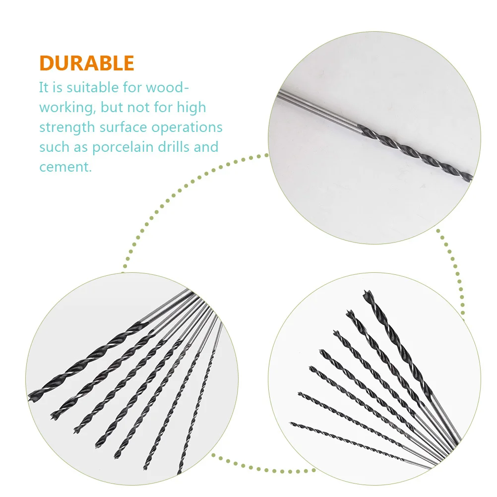 

1Set Wood Drill Bit Set High Grade Steel Woodworking Reamer Cut Out Tool for Plastic Carpentry DIY Long Drill Bits