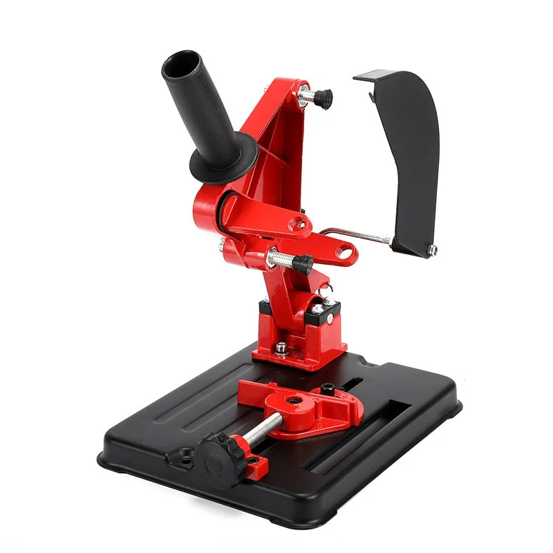 Universal Angle Grinder Cast Iron Base Stand, Angle Grinder To Cutting Machine Conversion Bracket DIY Workbench Support Tool